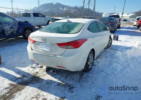 2013 Hyundai Elantra Gls from USA, damaged, VIN 5NPDH4AE9DH381495